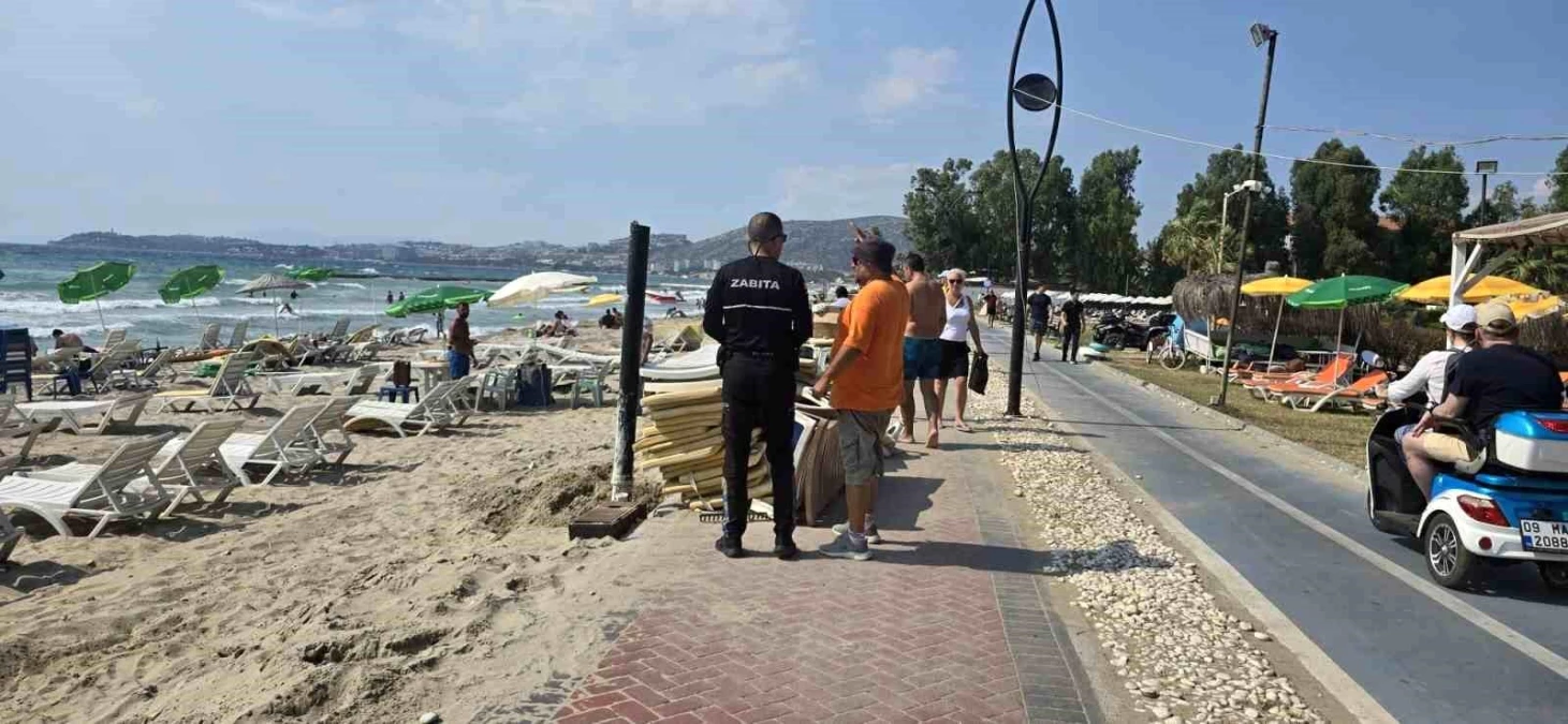 Kuşadası Plajlarında Ücretsiz Şezlong ve Şemsiye Denetimi